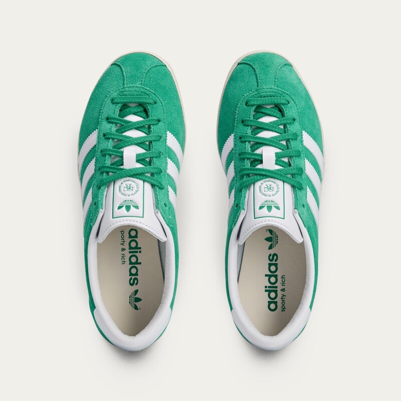 adidas sporty & rich タンクトップ ホワイト/グリーン Adidas Ribbed Tank - Off White/Court Green – Sporty & Rich